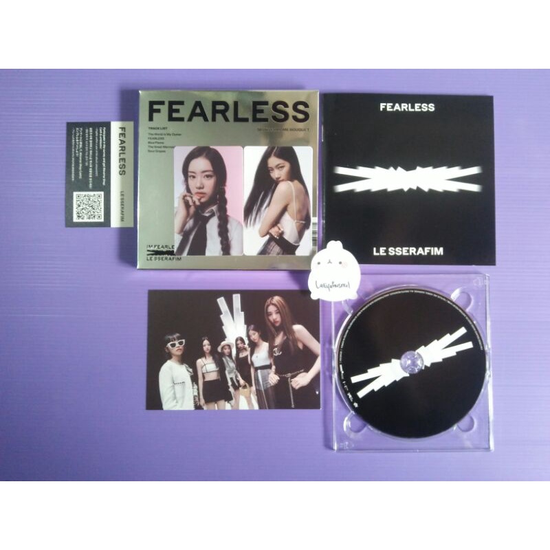 TUKAR WTT WANT TO TRADE LE SSERAFIM MONOCHROME BOUQUET ALBUM PHOTOCARD PC OFFICIAL GARAM KAZUHA TO S