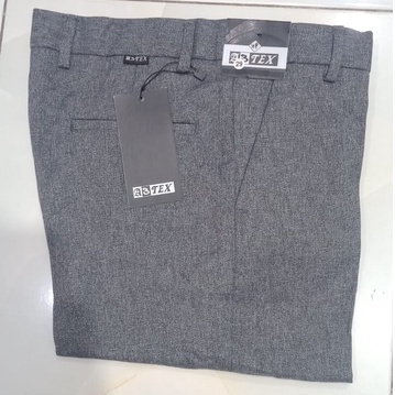 Lesta Langgeng - Celana Sirwal Pria / Celana Chino Slimfit Pria/ Celana Ankle Pants  / Panjang / Warna Abu Muda / Bahan Kain Wol Terbaru