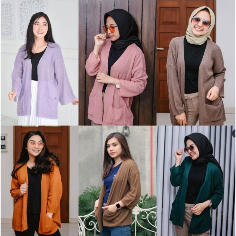 CARDIGAN SWEATER RAJUT LOOCY
