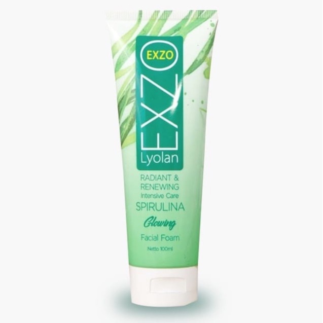 EXZO Lyolan Glowing Facial Foam Spirulina 100 ml