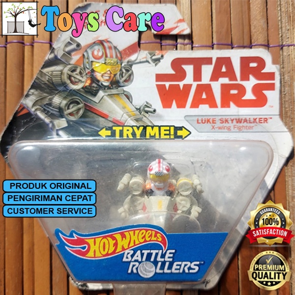 HOTWHEELS STAR WARS BATTLE ROLLERS LUKE SKYWALKER X WING FIGHTER