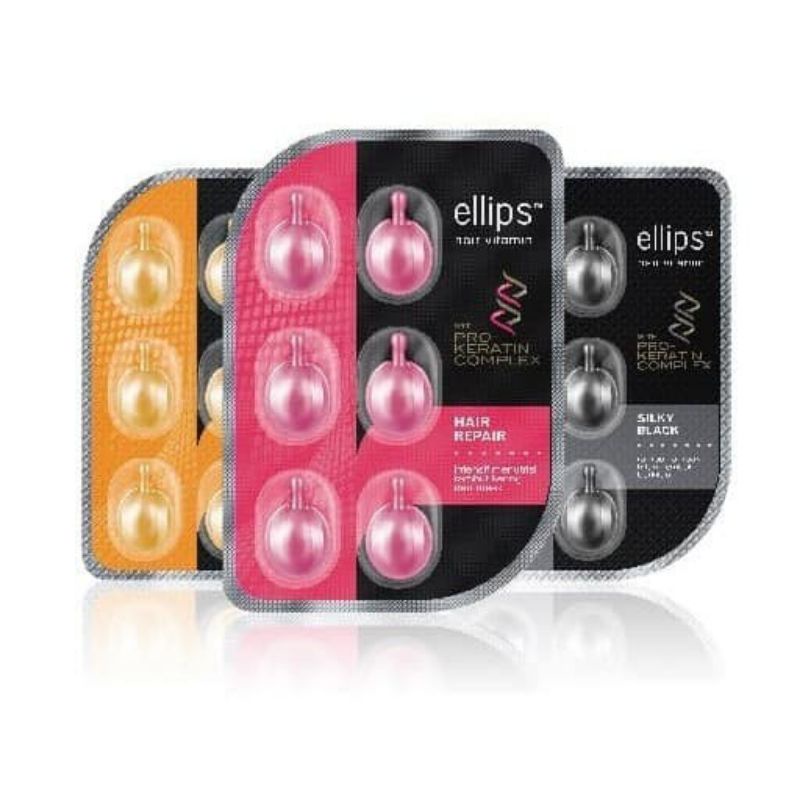 Ellips Hair Vitamin 6s/ Ellips With Pro Keratin Complex Kemasan Blister / vitamin rambut ellips elips