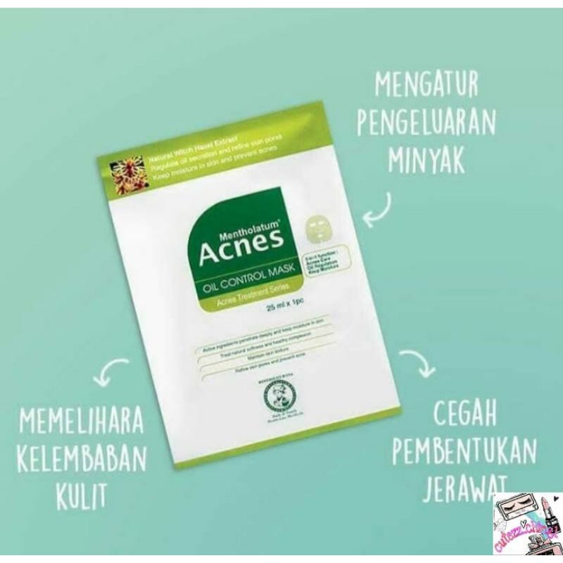 ☃Cutezz_Ching1☃Acnes Oil Control Mask 24ml