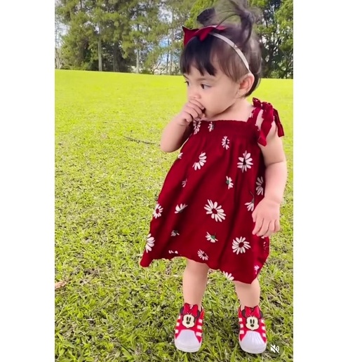 SALE 10.10 Plazababyku BBB DRESS OLIVYA dress anak perempuan bayi motif bunga lucu free headband