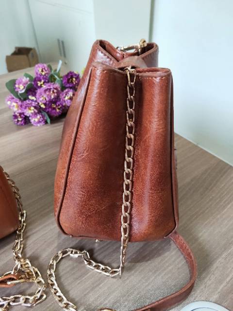 Impor wanita Messenger tas tas bahu ember grosir murah