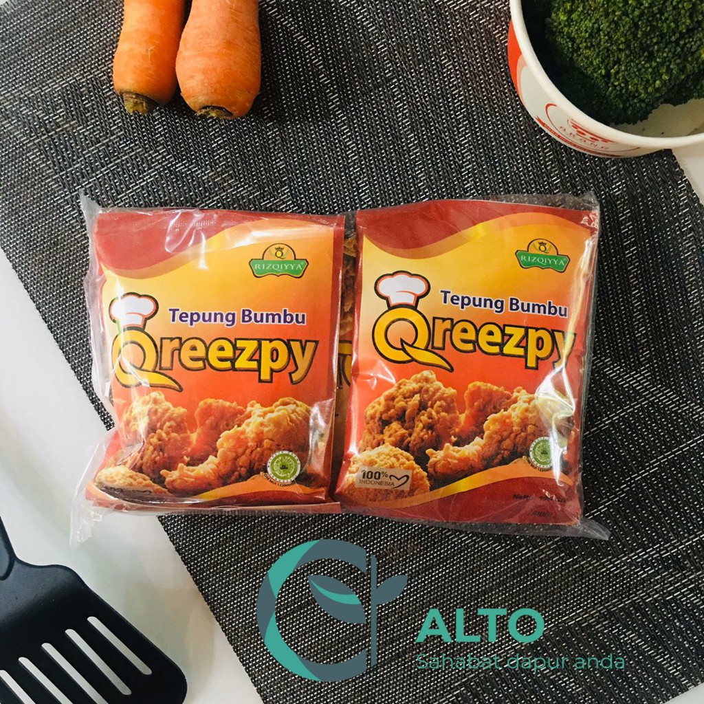 

1 pack 125gr Tepung Bumbu Qreezpy (Isi 5)