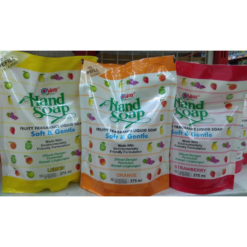 Yuri handsoap refill 373ml