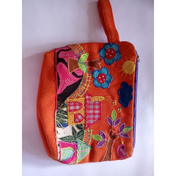 tas pouch kosmetik/pouch serbaguna/dompet pouch wanita/pouch kanvas