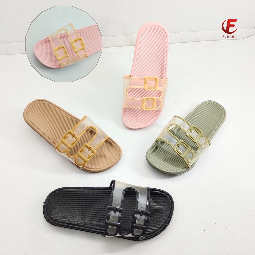 Sandal Selop Import Wanita Empuk Sandal Jelly Korean