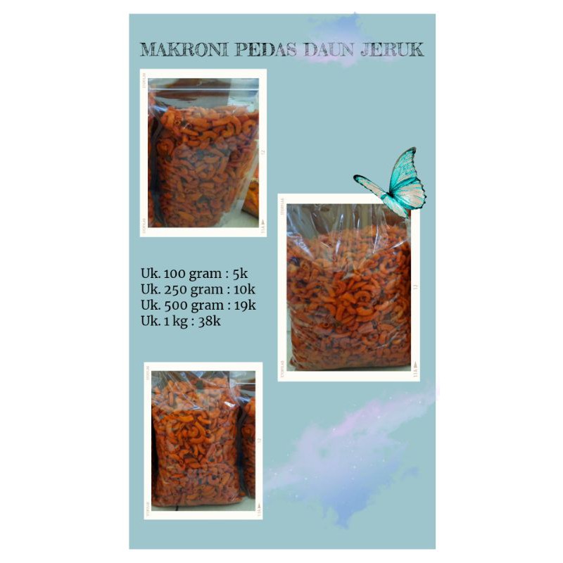 

Makroni Pedas Daun jeruk