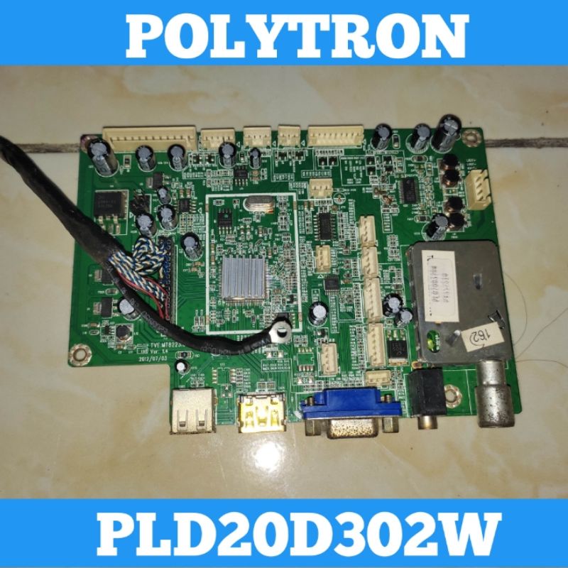 Mainboard TV LED POLYTRON PLD20D302W Mainboard TV POLYTRON PLD20D302W Mainboard POLYTRON PLD20D302W 