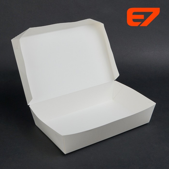 Paper Lunch Box Jumbo XL dan XXL Kotak Kertas Makan Bento Take away
