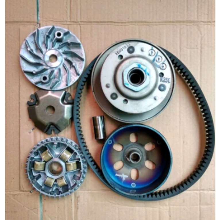 PULLY RUMAH ROLER RUMAH MANGKOK KAMPAS GANDA V BELT CVT FULL SET KOMPLIT HONDA BEAT ESP SCOOPY ESP B