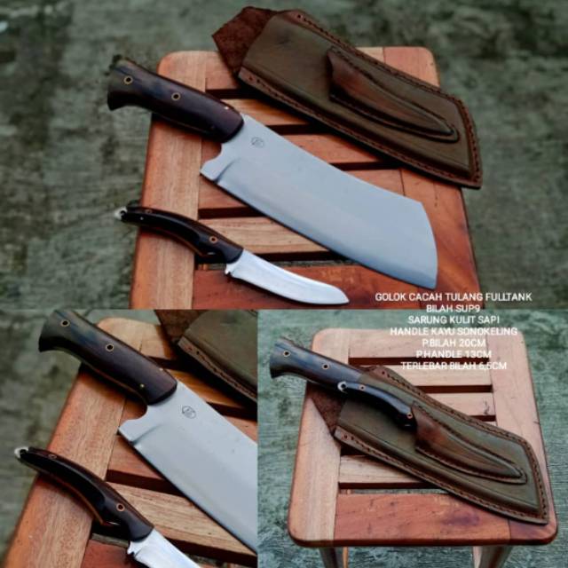 Golok cacah tulang bak sup9 fulltang