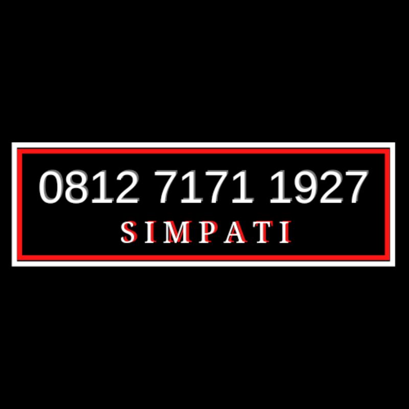 Kartu perdana nomor cantik telkomsel simpati 4G spesial abab tahun persebaya surabaya bonek 7171 192