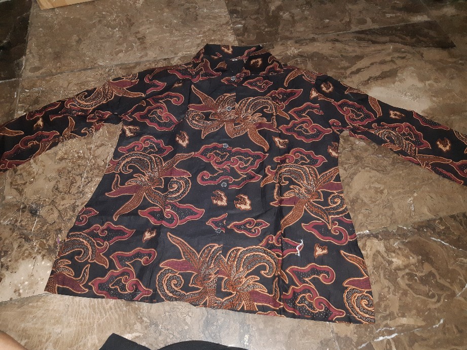 Kemeja Batik Wanita Lengan Panjang Berkerah Elegant Size  S S/d 5l