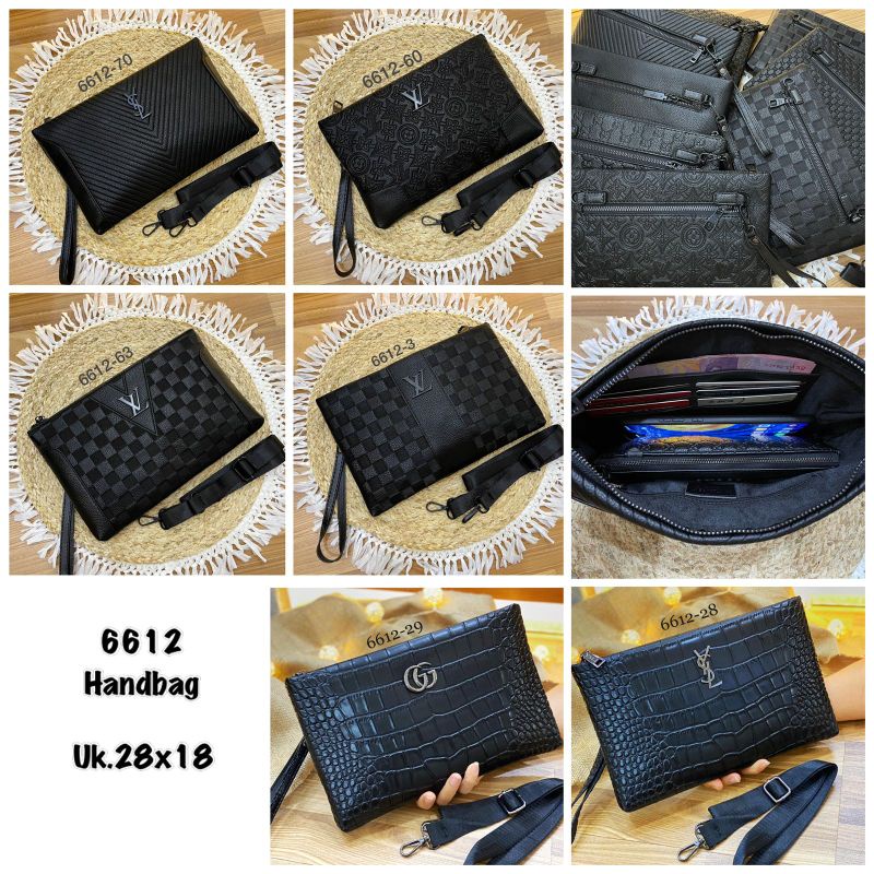 6612 Clutch dan handbag import selempang tenteng