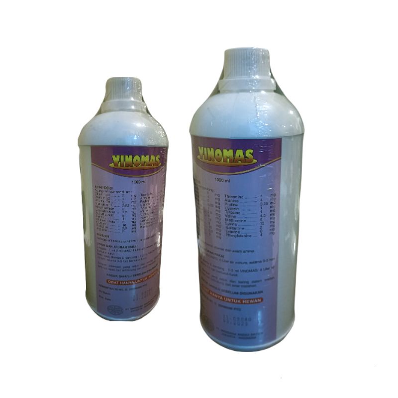 Mensana / VINOMAS 1 Liter Kombinasi vitamin B Komplex dan asam amino dalam bentuk cair Hewan & Terna