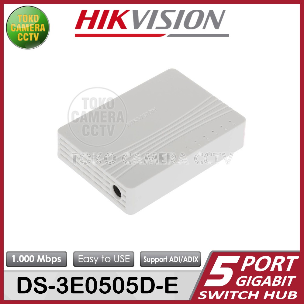 SWITCH HUB GIGABIT HIKVISION 5 PORT