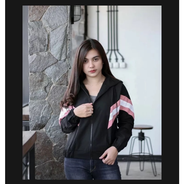 Pakaian Wanita Viral - Motif Model Moody || Baju Sweater Hoodie Jaket Parasut Jaket Bomber Pria Wani