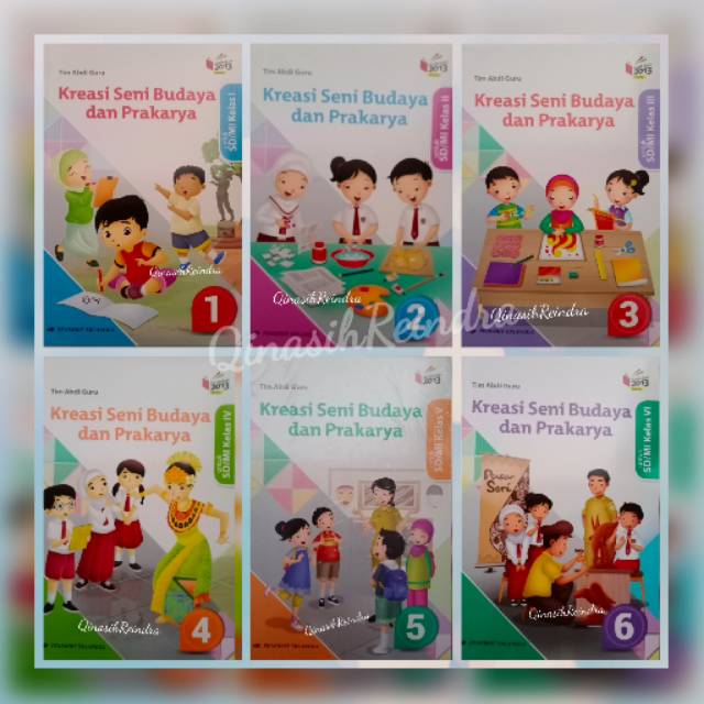 Buku Kreasi Sbk Sd Mi Kls 1 6 K13 Revisi Shopee Indonesia