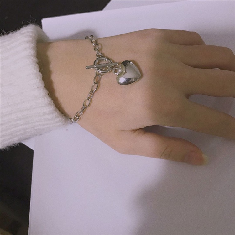 Gelang Buckle ot Hati Gaya Korea Untuk Wanita