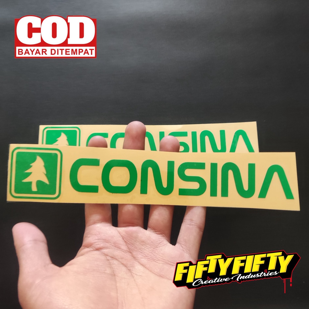 Stiker Cutting CONSINA Stiker Cuting Motor Stiker Kating Mobil Stiker Helm