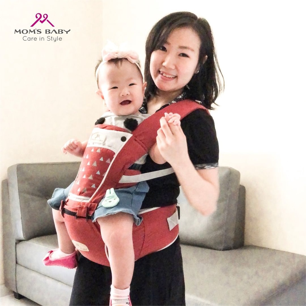 Mom's Baby Gendongan Hipseat Multifungsi Ruby Series - MBG 2023