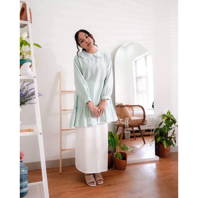 DELONIX | Aghni gingham tunik