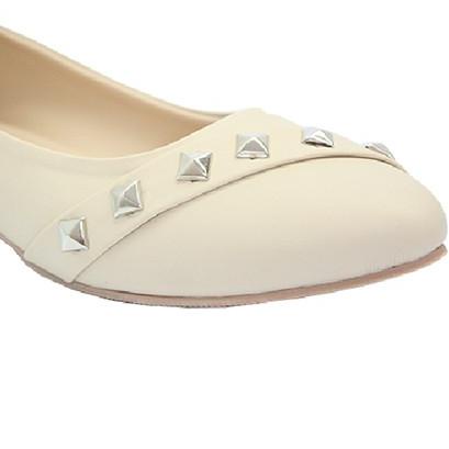 ♞ Klensia Flat Shoes Balet Sepatu Flats Wanita Krem 651-001 - Cream, Hitam ☉