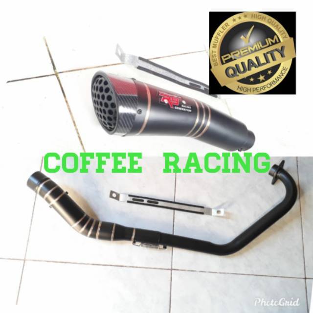 Knalpot R9 H2 fullsystem fullset knalpot vixion knalpot r15 knalpot cb150r knalpot cbr150r knalpot g