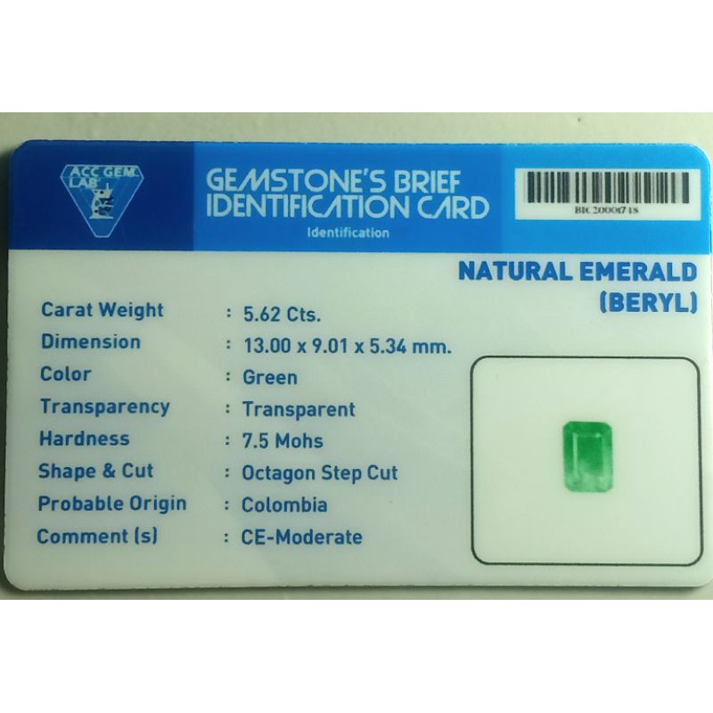 [BAYAR DIRUMAH] NATURAL ZAMBRUD COLOMBIA EMERALD BERYL & MEMO