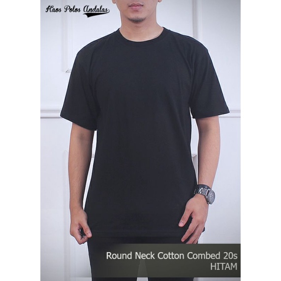 KAOS POLOS COTTON COMBED 20S LENGAN PENDEK SERI WARNA 1