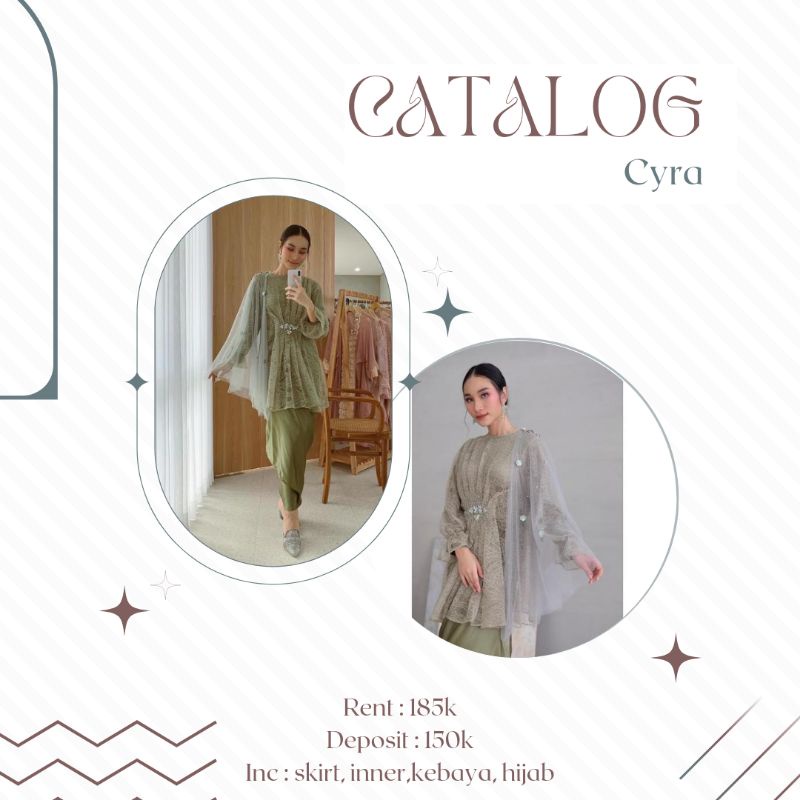 Sewa Kebaya Jaleela Graduation Wisuda Lamaran