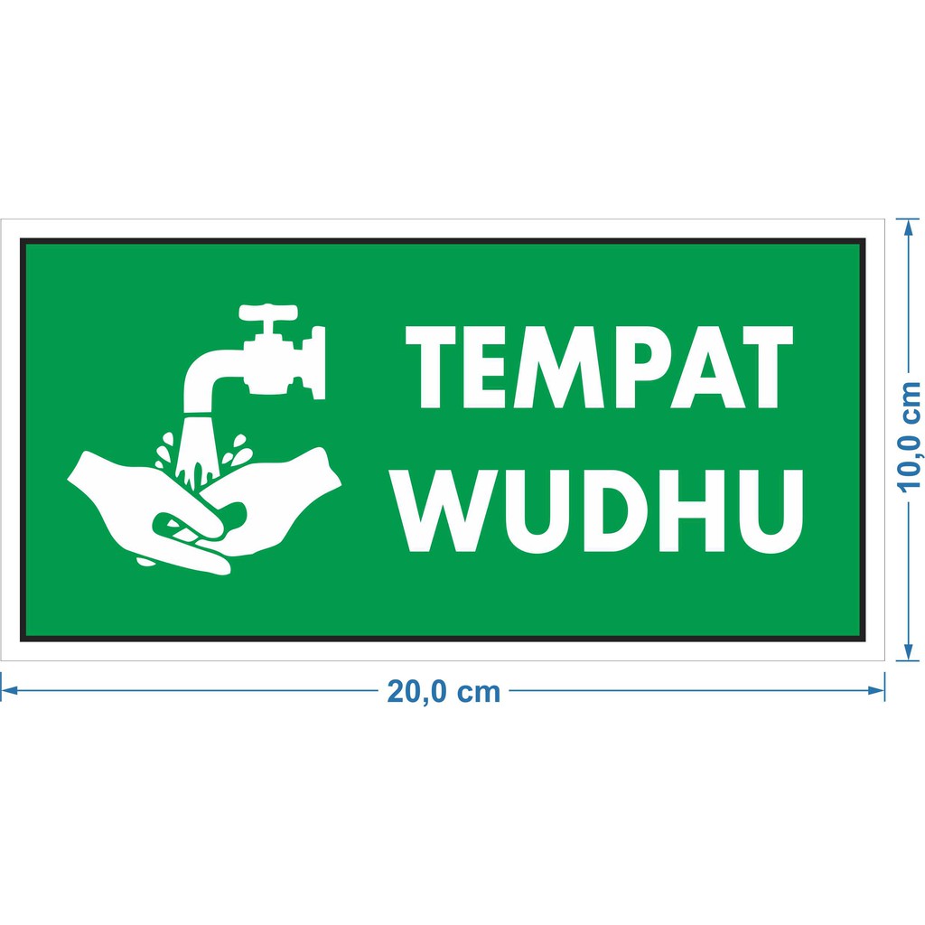 Jual Stiker Vinyl Tempat Wudhu Shopee Indonesia