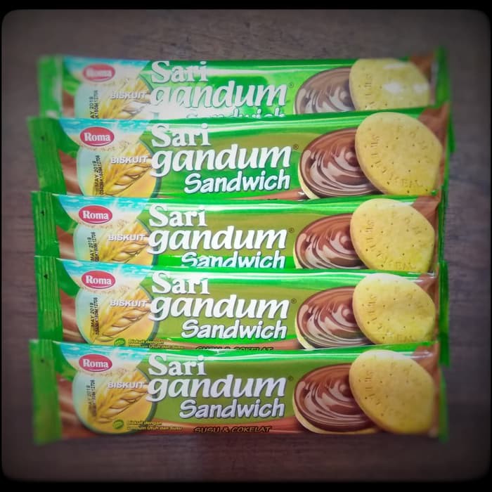 

SARI GANDUM SANDWICH SUSU & COKELAT 39 GRAM KEMASAN PRAKTIS