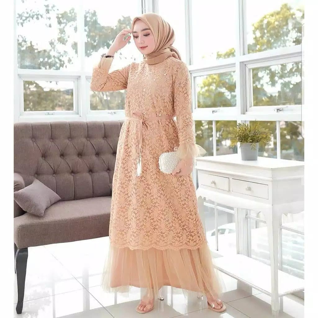 HUMAIRA DRES By ALHAMME_ID/ OOTD KONDANGAN/ DRESS KONDANGAN BRUKAT/ SORABEL GAMIS/ DRESS SORABEL
