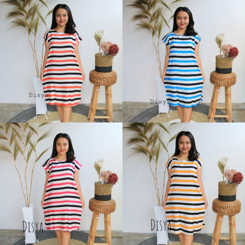 Daster payung laras hitsman murah harga grosir pekalongan batam-Midi random