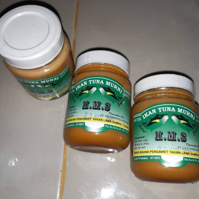 

Petis Ikan Tuna Asli Madura Konang Merk HMS