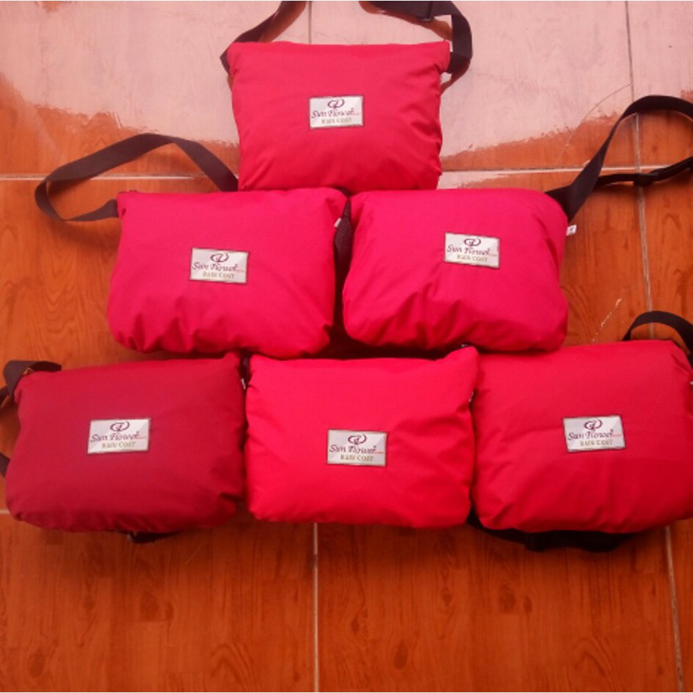 JAS HUJAN SUN FLOWER KHUSUS WARNA MERAH SUNFLOWER RAINCOAT Terbaik