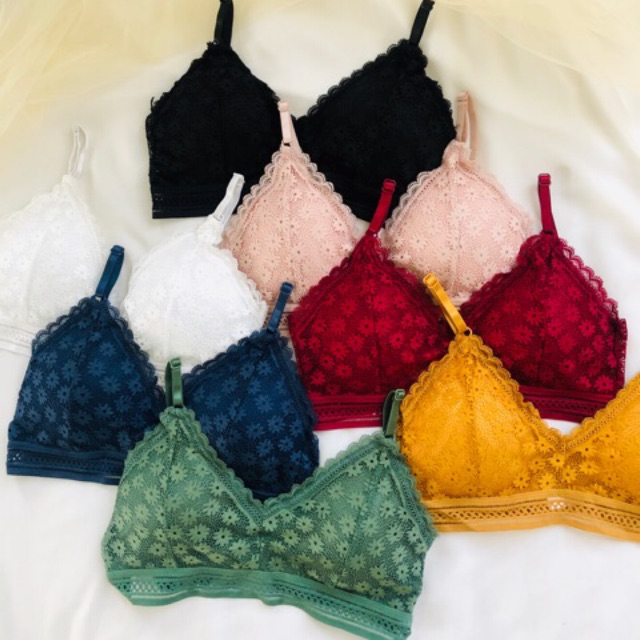 COD DAISY BRALETTE (include cup bra,no wire,bra push up,bra menyusui,bralette,bra tidur,lace bra)