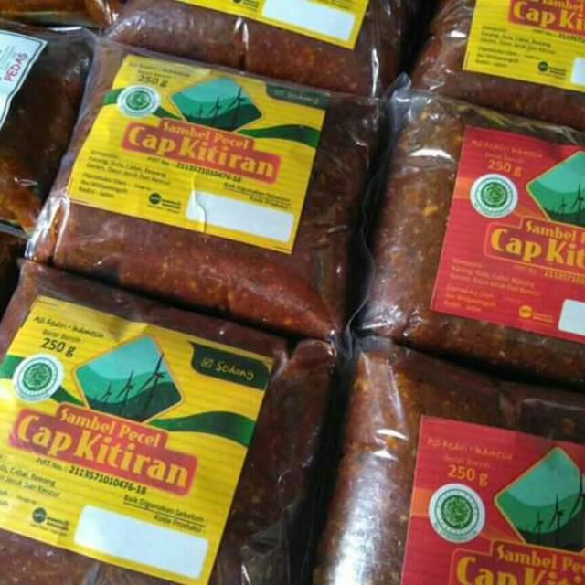 

SAMBAL PECEL KHAS KEDIRI CAP KITIRAN 250 grm