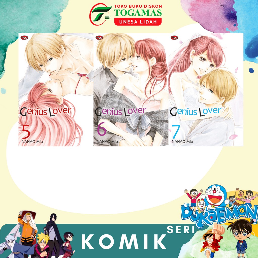 KOMIK GENIUS LOVER 05, 06, 07 (TAMAT) KARYA NANAO MIO