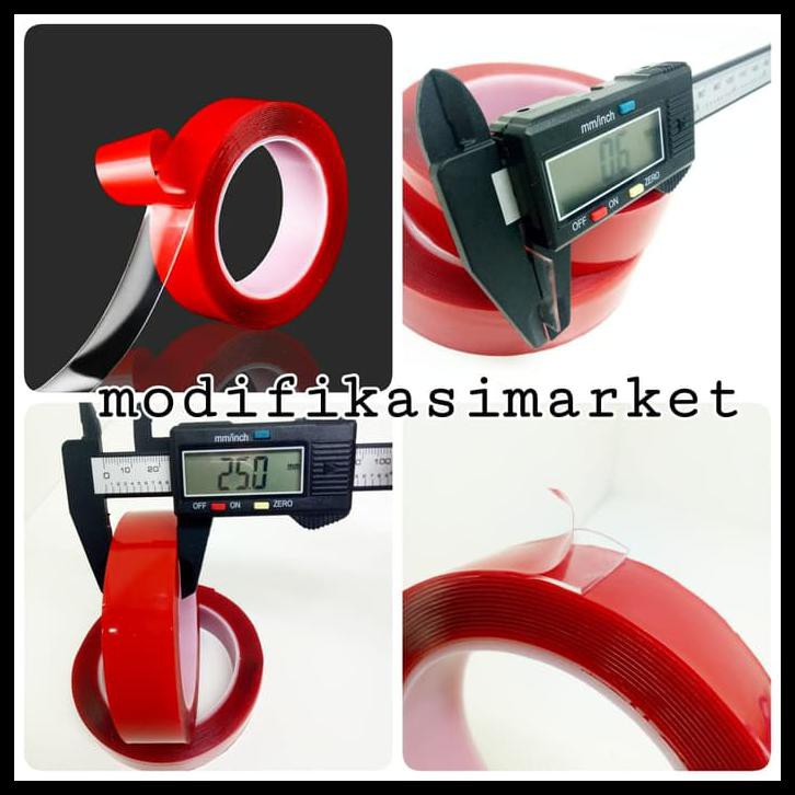 

Ready Stock Perekat 3M Vhb Tape Bening Transparant 2.5 Cm X 4.5 Meter Impor Hq