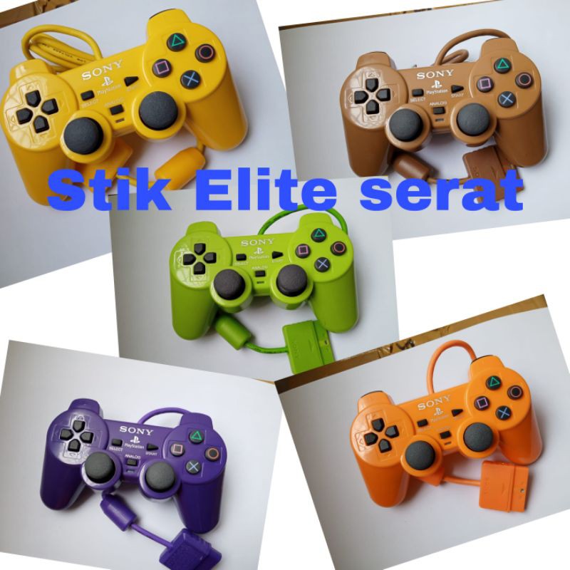 STIK ELITE TW PS2 WARNA KABEL SERAT