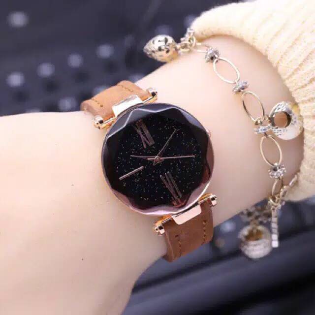 Jam Tangan Geneva Fashion Wanita Murah - FREE BATERAI JAM TANGAN WANITA GENEVA