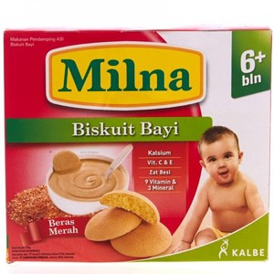 Milna Biskuit Beras Merah 130 gr