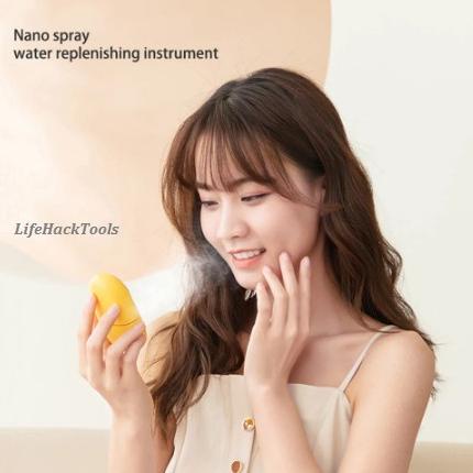 Ready [PROMO 12.12] [ON SALE] Cute Mini Nano Face Steamer 2021 35ML Spray Mist Sprayer MDL-Q801 