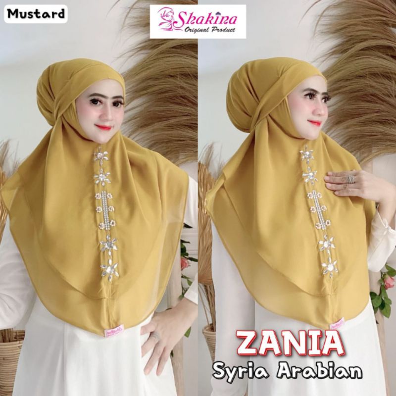 Jilbab instan Bergo Ceruti Zania Syria Arabian Ori Shakina Hijab-3