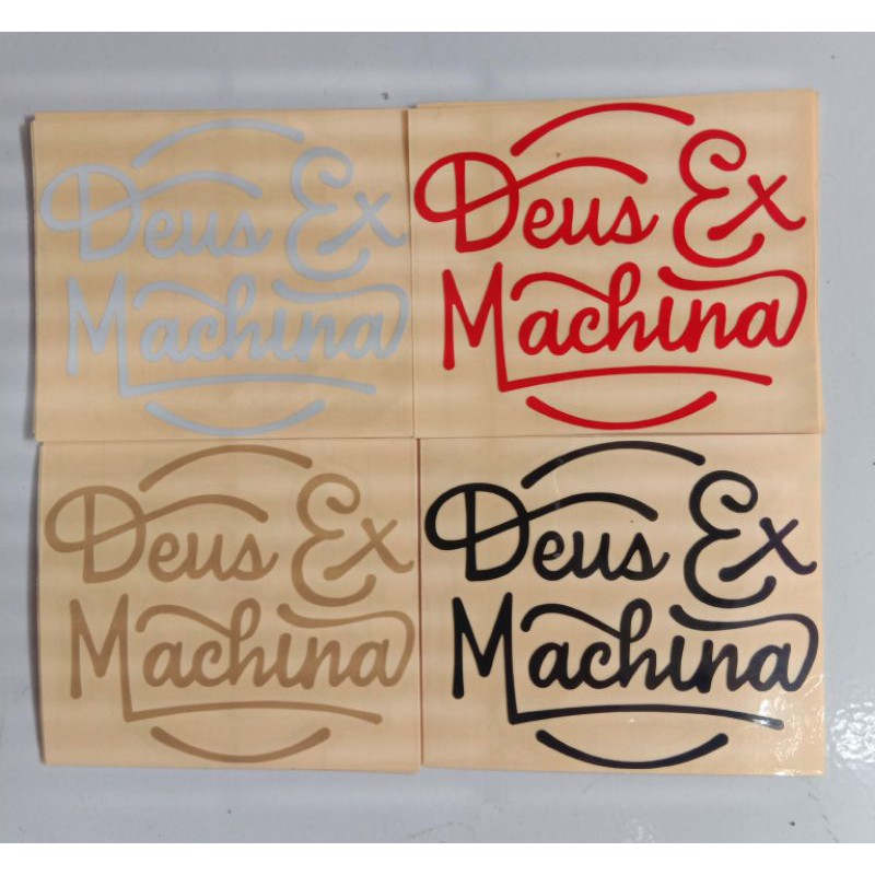 

STICKER CUTTING DEUS EX MACHINA